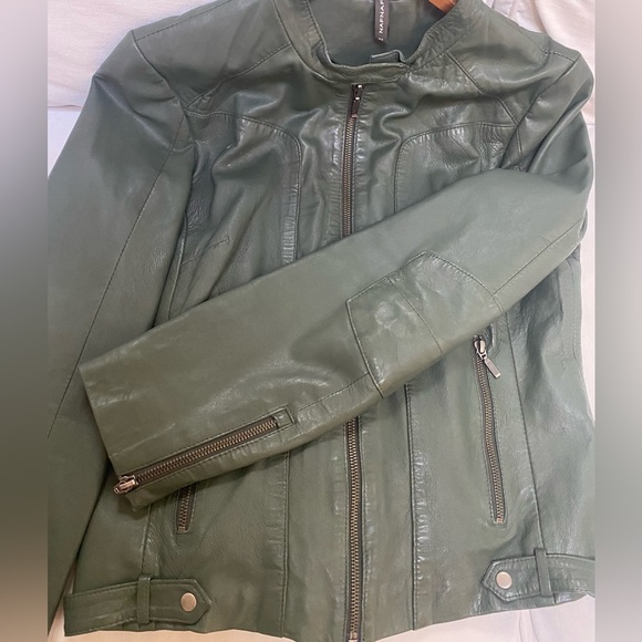 Naf Naf France genuine leather jacket. - Picture 4 of 5